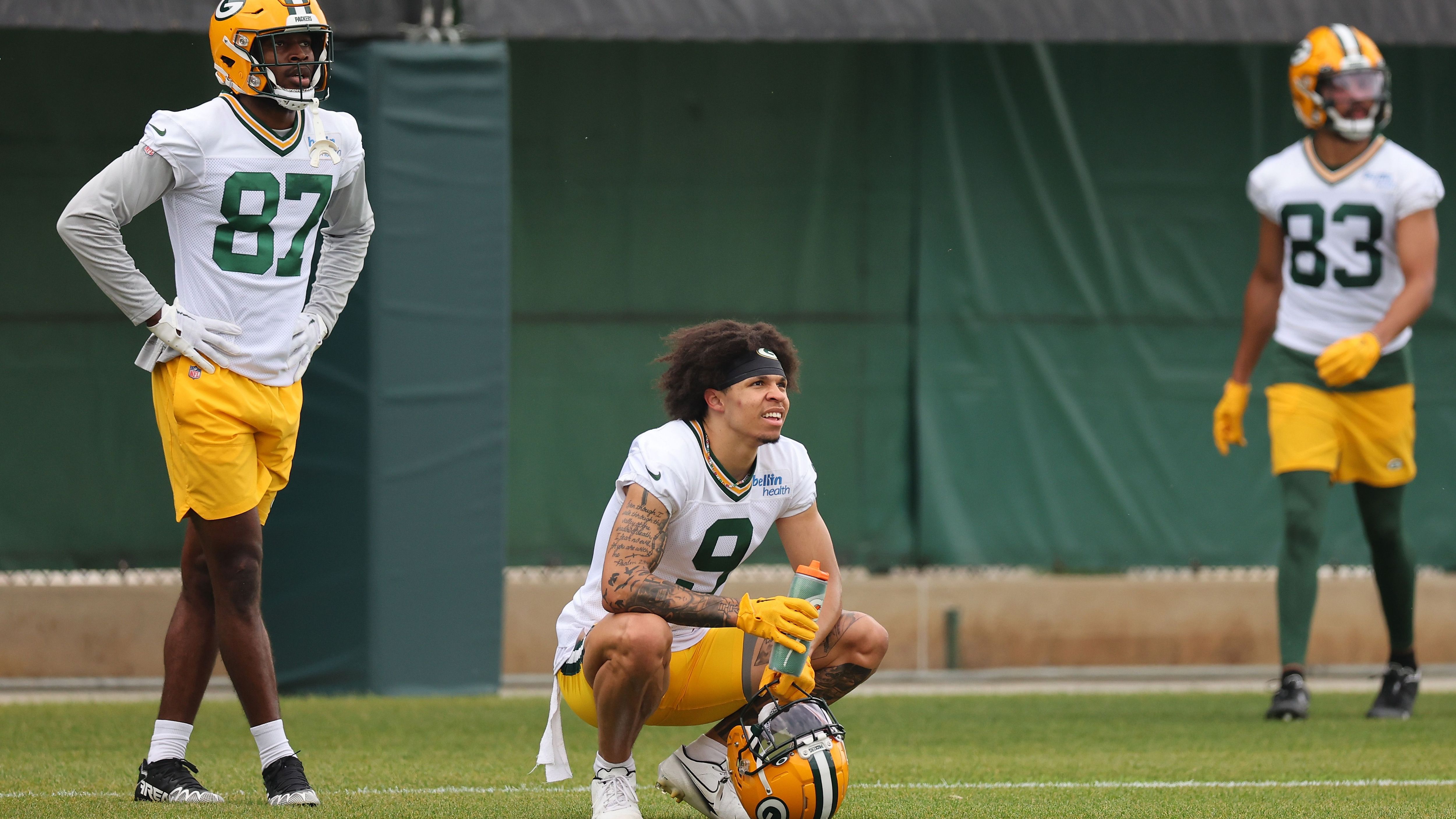 <strong>Passempfänger der Green Bay Packers<br></strong>Quarterback Jordan Love läutet die Ära nach Aaron Rodgers ein und wird versuchen, im Training Camp und in der Preseason Chemie mit seinen Anspielstationen zu entwickeln. Die Receiver und Tight Ends der Packers verfügen zweifelsohne über eine Menge Talent, konnten aber bisher nur wenig NFL-Luft schnuppern.