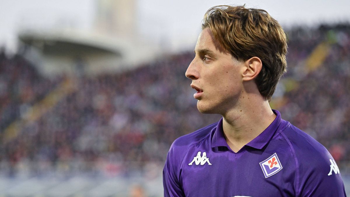 CALCIO - Serie A - ACF Fiorentina vs Hellas Verona FC ACF Fiorentina s midfielder Edoardo Bove during ACF Fiorentina vs Hellas Verona FC, Italian soccer Serie A match in Florence, Italy, November 1...