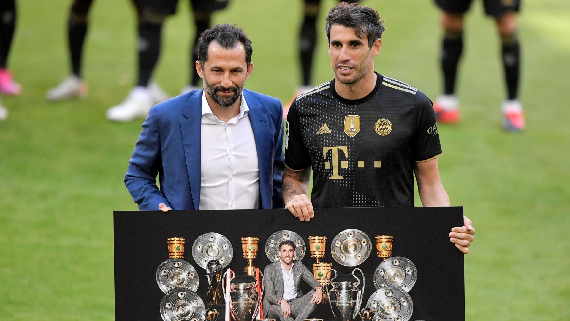 
                <strong>Javi Martinez</strong><br>
                Wechsel zur Saison: 2021/22 -Pflichtspiele für den FC Bayern: 268 -Pflichtspieltore für den FC Bayern: 14 -Aufnehmender Verein: Qatar SC
              