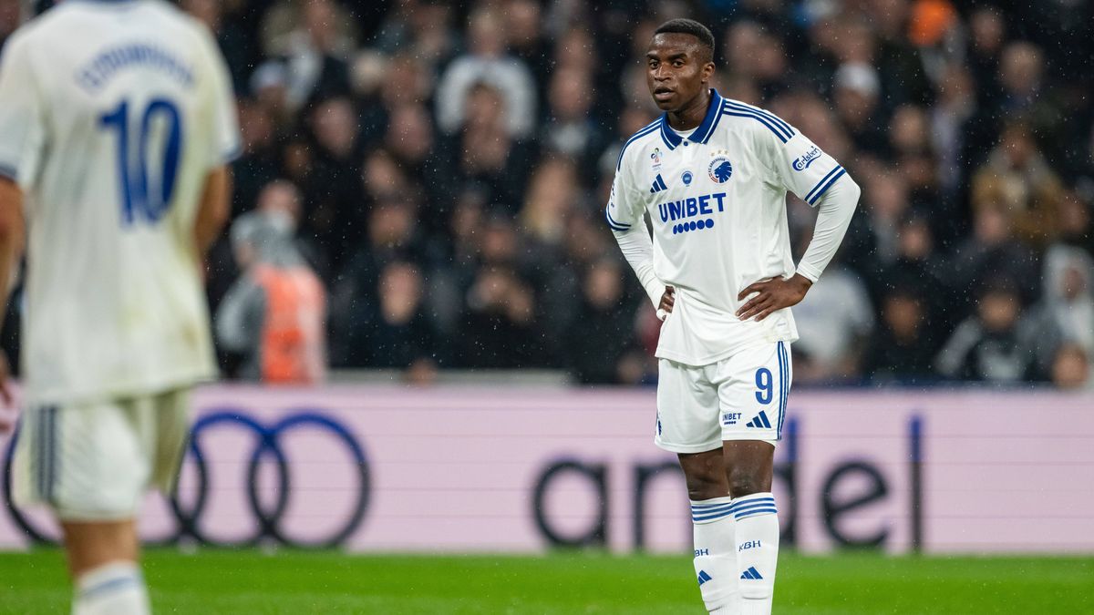 FC Copenhagen v FC Midtjylland, 3F Superliga football, Copenhagen, Denmark Copenhagen, Denmark. 05th, October 2025. Youssoufa Moukoko (9) of FC Copenhagen seen during the 3F Superliga match between...