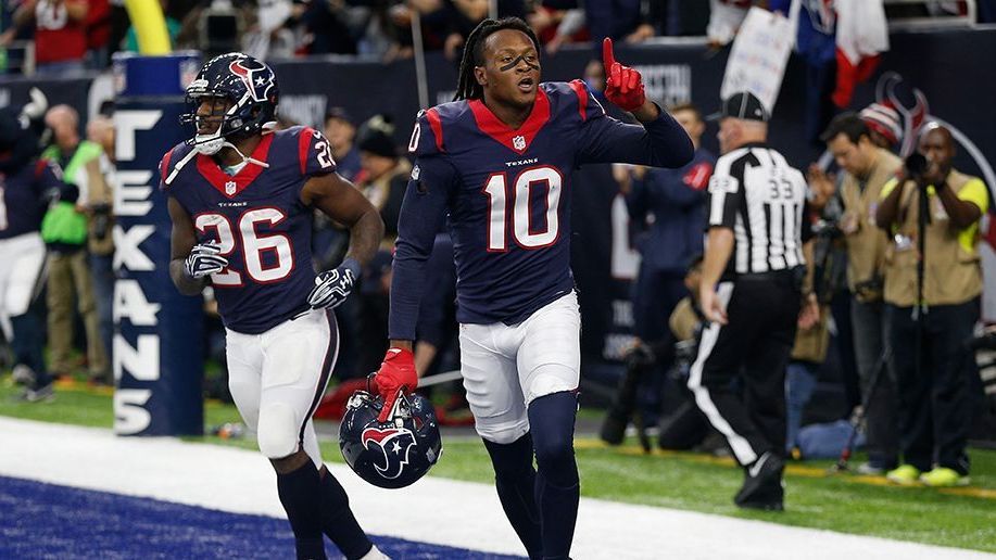 <strong>Team: Houston Texans</strong><br>Letzter All-Pro-Receiver: DeAndre Hopkins (re.)<br>Saison: 2019