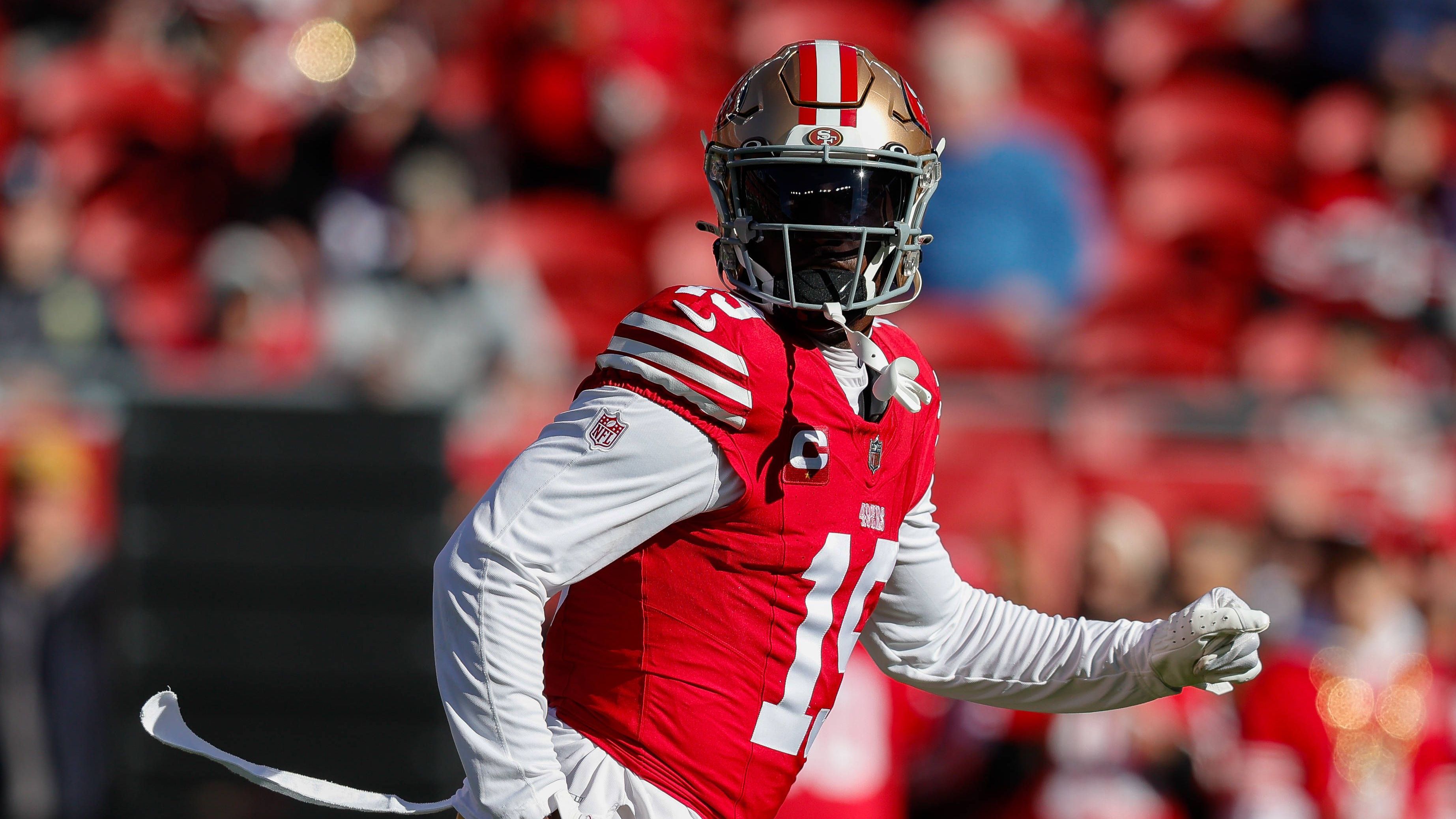 <strong>San Francisco 49ers: Deebo Samuel</strong><br>Der heute 28-Jährige spielte 2019 seine erste Saison in der NFL und begeisterte damals schon Fans und Experten. In den vergangenen vier Jahren hat sich der Wide Receiver aber noch einmal weiterentwickelt und gehört zu den großen Hoffnungsträgern der 49ers für die Revanche.