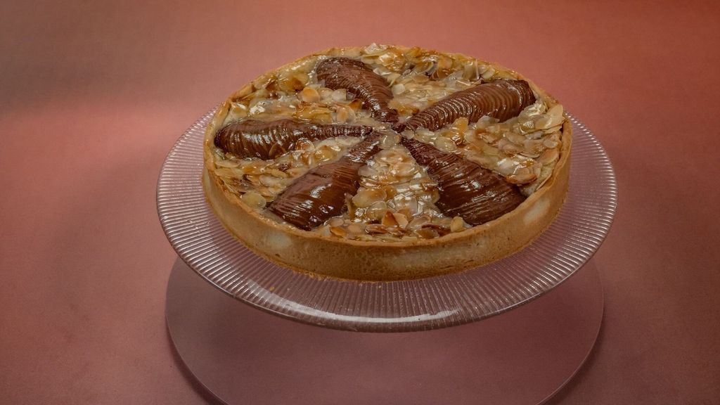 "Tarte Bourdaloue": Der vegane Klassiker der Moderatorin und Hobbybäckerin Amira Aly