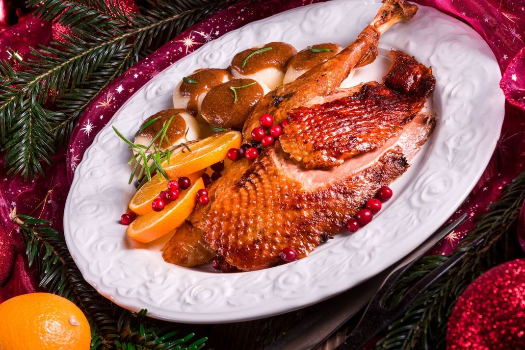 Ente à l'Orange – ein klassisches Weihnachtsrezept.