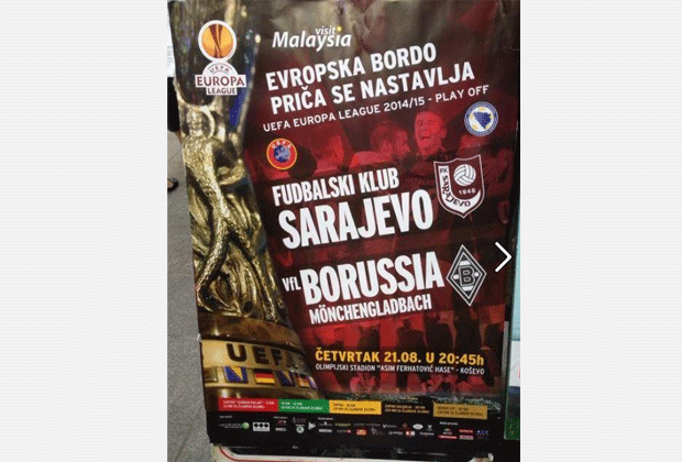 
                <strong>Ankündigung</strong><br>
                In der Hauptstadt von Bosnien und Herzegowina bereitet man sich auch schon fleißig auf das Duell FK Sarajevo gegen Borussia Mönchengladbach vor. Über 37.000 Fans können das Spiel live am Donnerstag im Stadion verfolgen. 
              