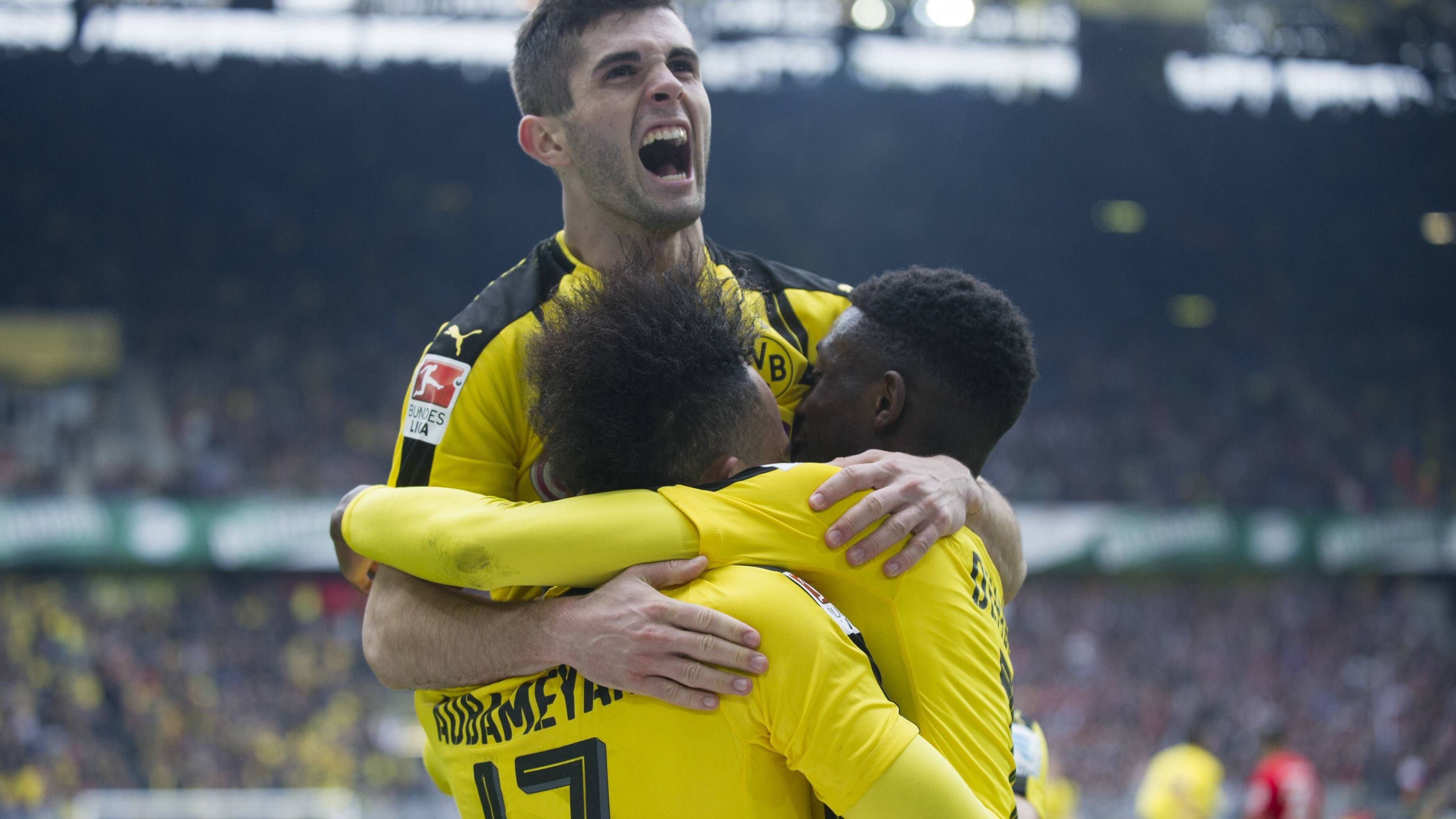 <strong>Platz 3: Borussia Dortmund</strong><br>- Spieleranzahl: 30<br>- Wertvollste Spieler: Christian Pulisic (60 Mio. Euro), Giovanni Reyna (42 Mio. Euro), Youssoufa Moukoko (30 Mio. Euro)