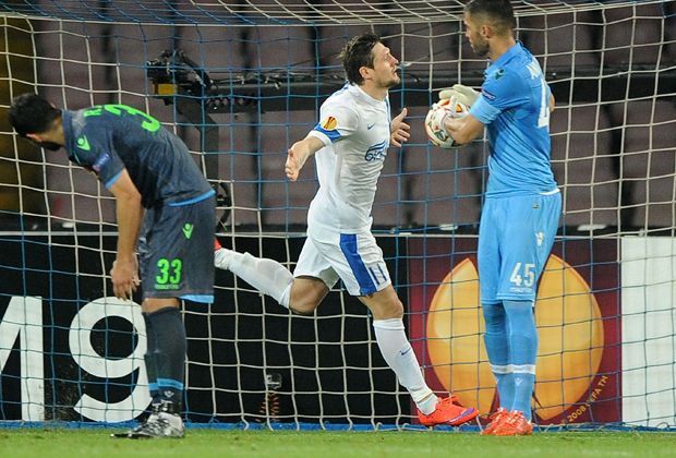 
                <strong>Evgen Seleznev (Sturm, 29 Jahre)</strong><br>
                Der Halbfinal-Held: Schoss Dnipro mit seinem Tor gegen Neapel ins Europa-League-Endspiel. Stand bei Schachtjor Donezk unter Vertrag, als die Ukrainer den Uefa-Cup gewannen, war allerdings im Finale gegen Bremen nicht im Kader.
              