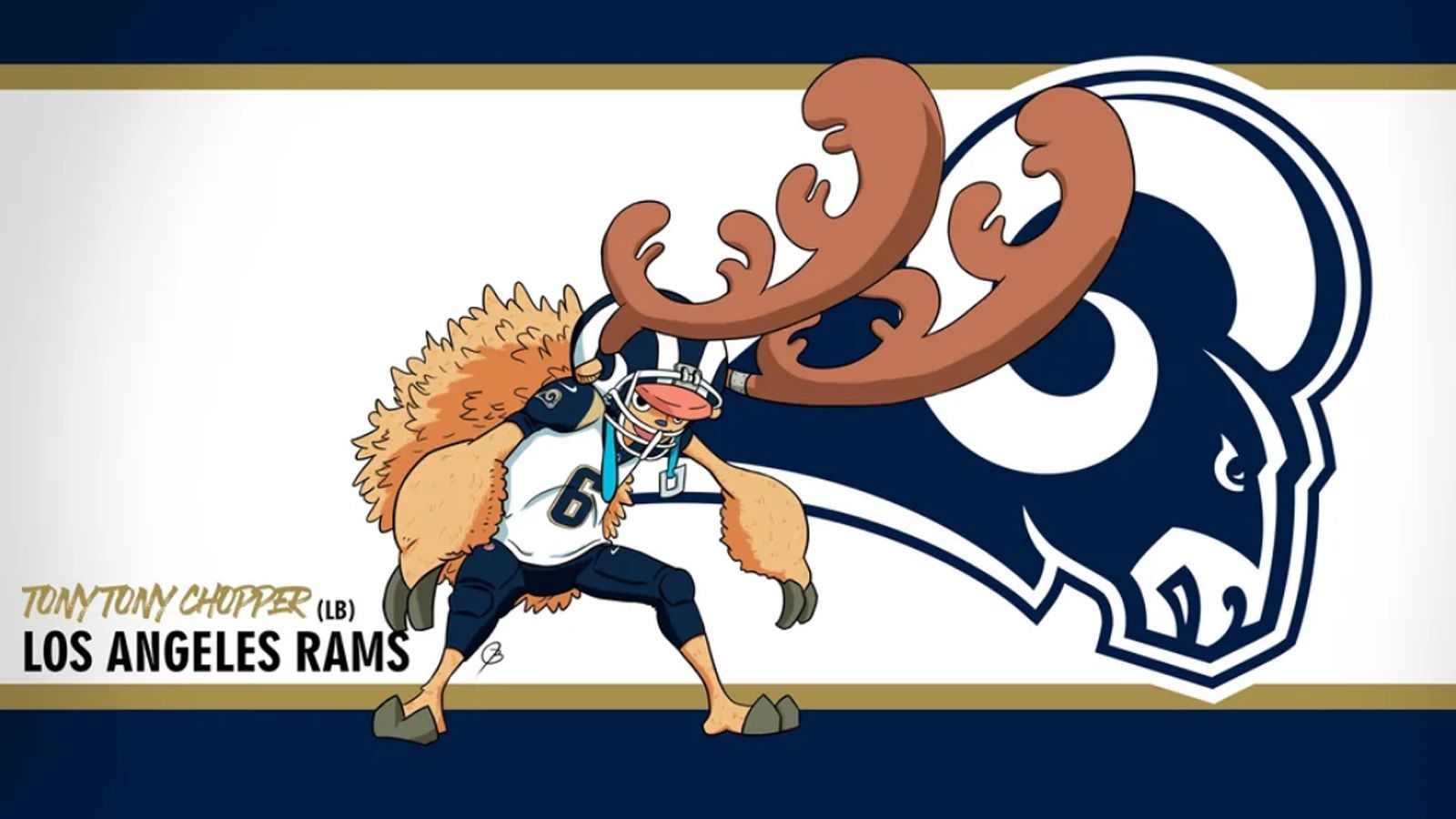 <strong>Tony Tony Chopper (Los Angeles Rams)</strong>