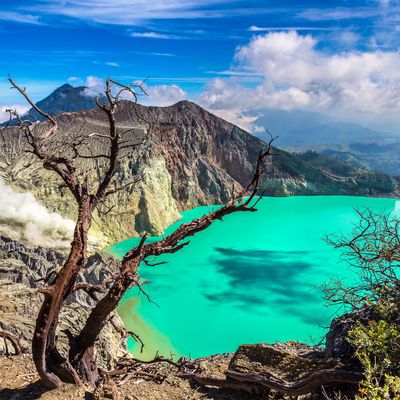 Crater volcano Ijen, Java