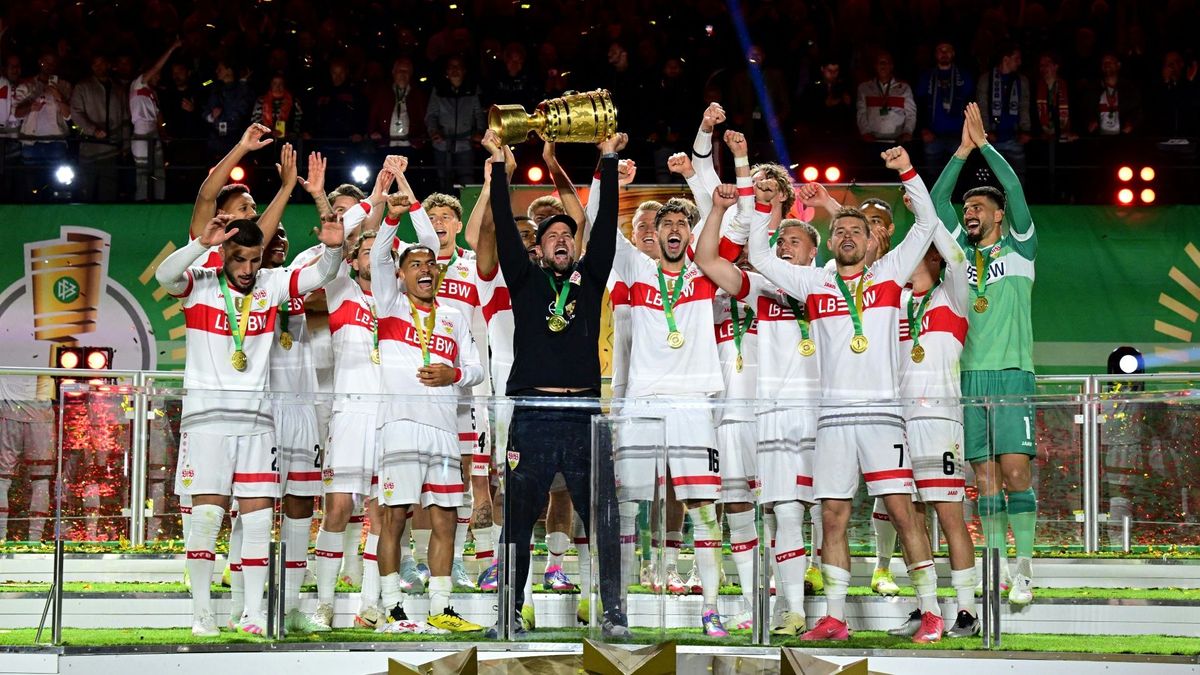 Der VfB Stuttgart jubelte im Mai über den Pokalsieg