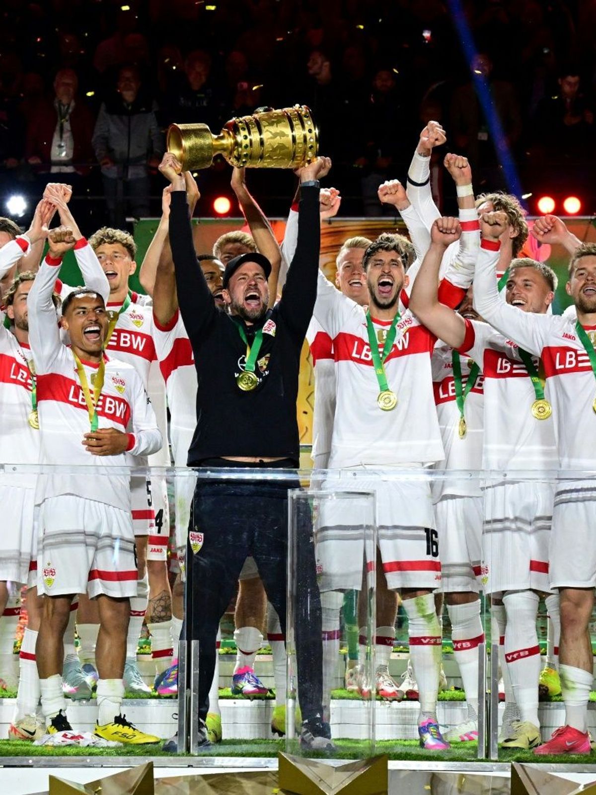 Der VfB Stuttgart jubelte im Mai über den Pokalsieg
