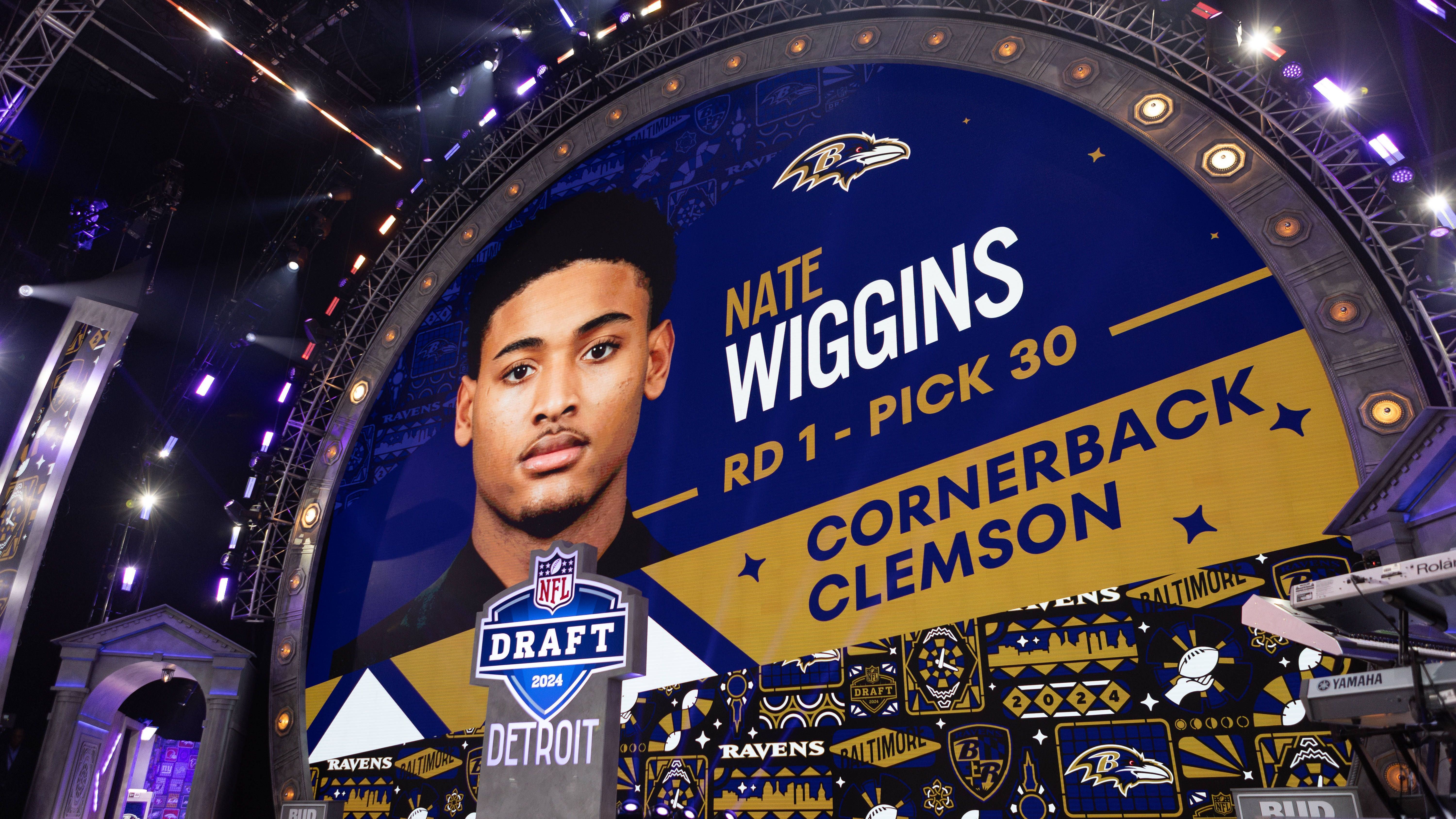 <strong>Pick 30: Nate Wiggins (Baltimore Ravens, CB)</strong><br>Trikotnummer: 2