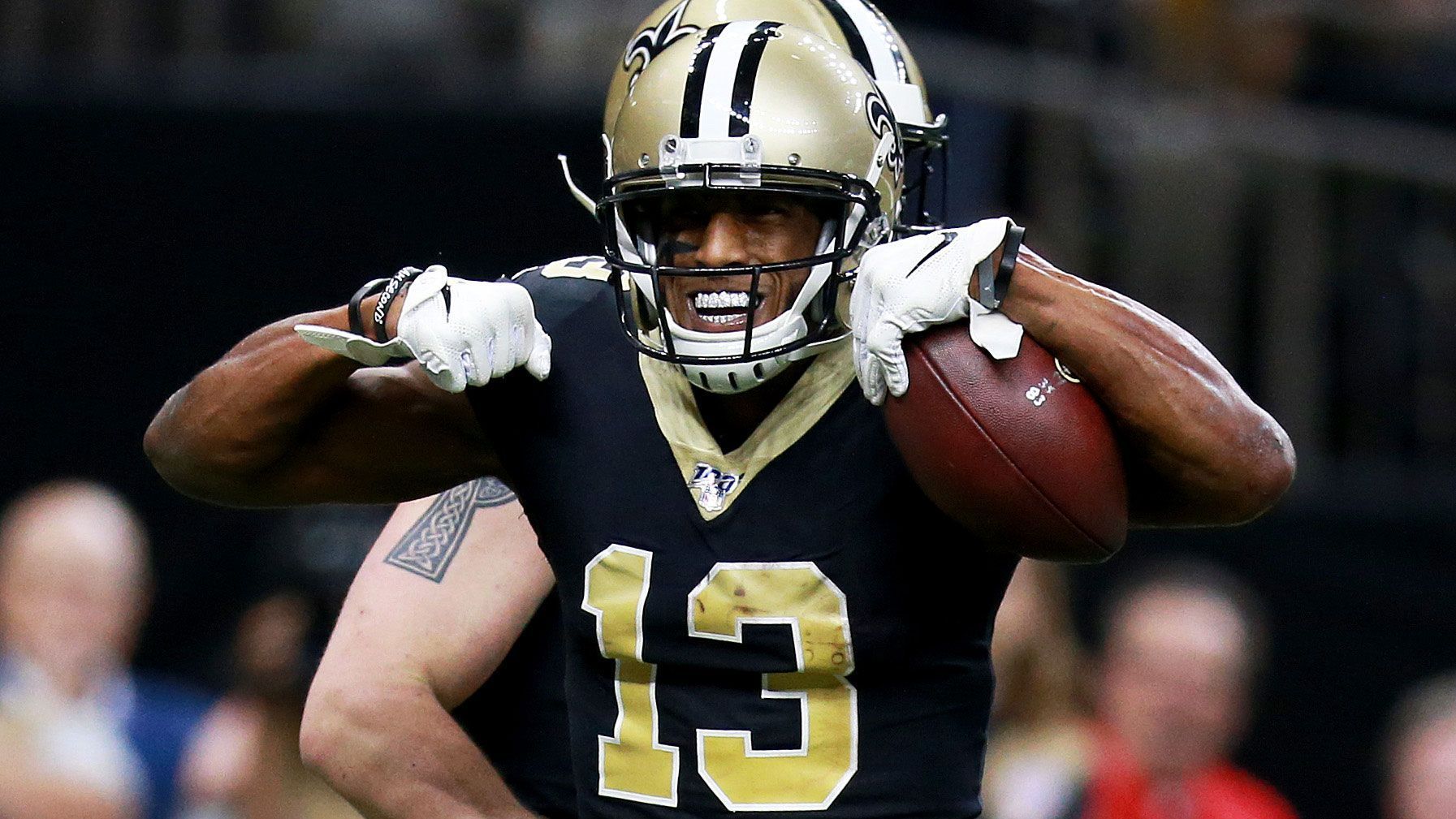 
                <strong>7. Michael Thomas</strong><br>
                Yards: 1.725 -Catches: 149 -Team: New Orleans Saints -Saison: 2019
              