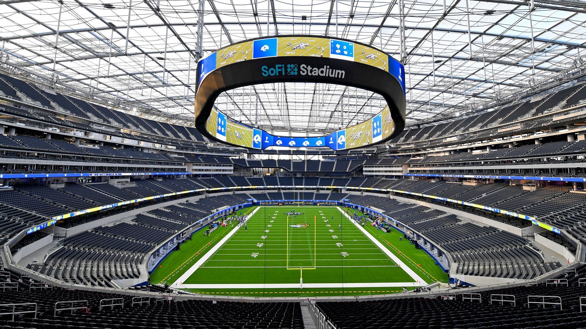 
                <strong>Platz 6 (geteilt): Los Angeles Rams</strong><br>
                &#x2022; Stadion: SoFi Stadium<br>&#x2022; Preis für ein kleines Bier: 11 Dollar <br>
              