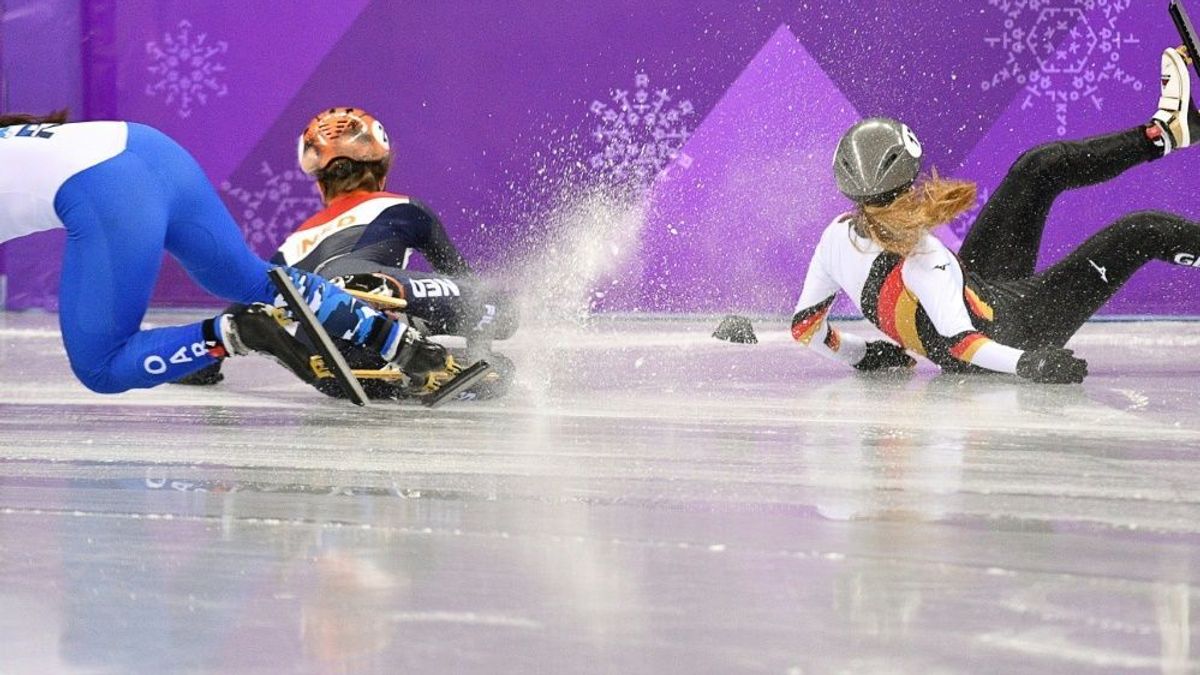 Erneut gestürtzt: Shorttrackerin Anna Seidel