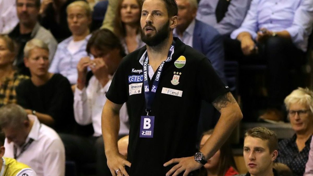 SC Magdeburg mit Trainer Bennet Wiegert bleibt Vierter