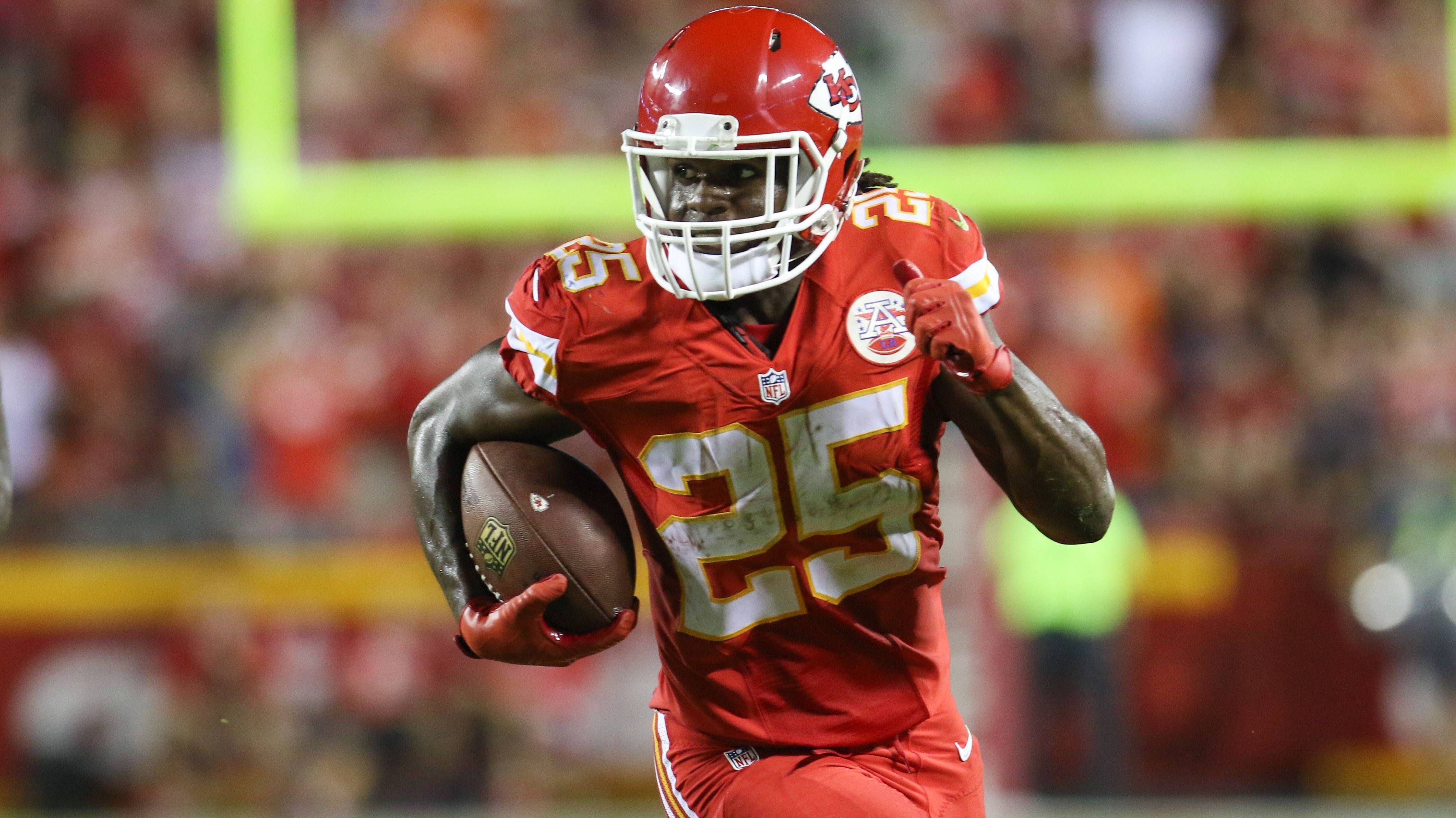 <strong>Kansas City Chiefs - Jamaal Charles</strong><br>Rushing-Yards: 7.260<br>Rushing-Touchdowns: 43<br>Jahre im Team: 9<br>Absolvierte Spiele: 103