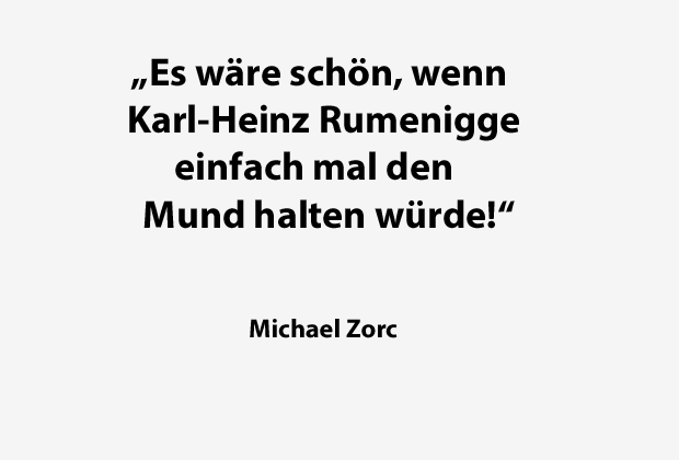 
                <strong>Zorc über Rummenigge</strong><br>
                Rechtzeitig vor dem ersten Showdown zwischen Borussia Dortmund und dem FC Bayern beim Supercup fliegen die Giftpfeile hin und her. BVB-Sportdirektor Michael Zorc äußert sich auf das öffentliche Werben des FCB um Marco Reus ungehalten ...
              