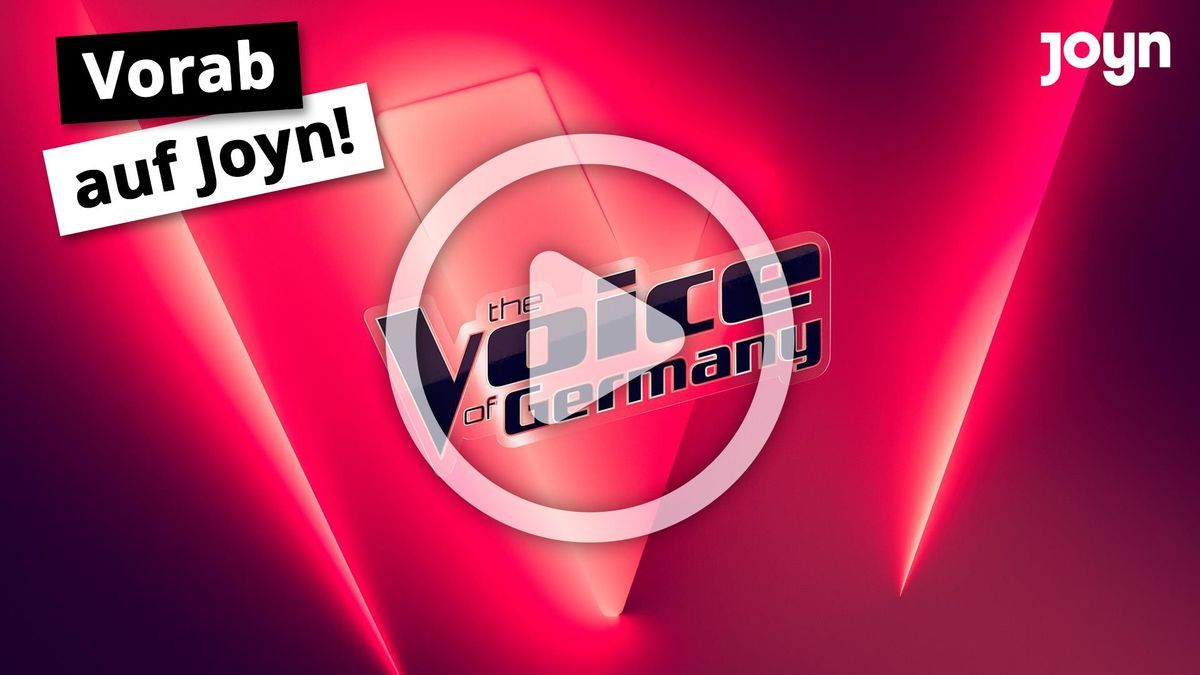 Joyn Teaser The Voice of Germany vorab