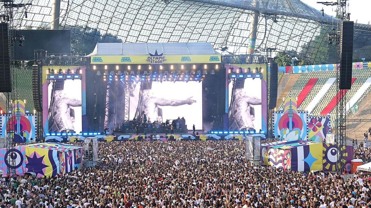 Konzert im Olympiastadion.