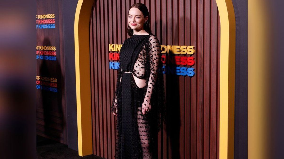 Emma Stone bei der "Kinds of Kindness"-Premiere in New York.