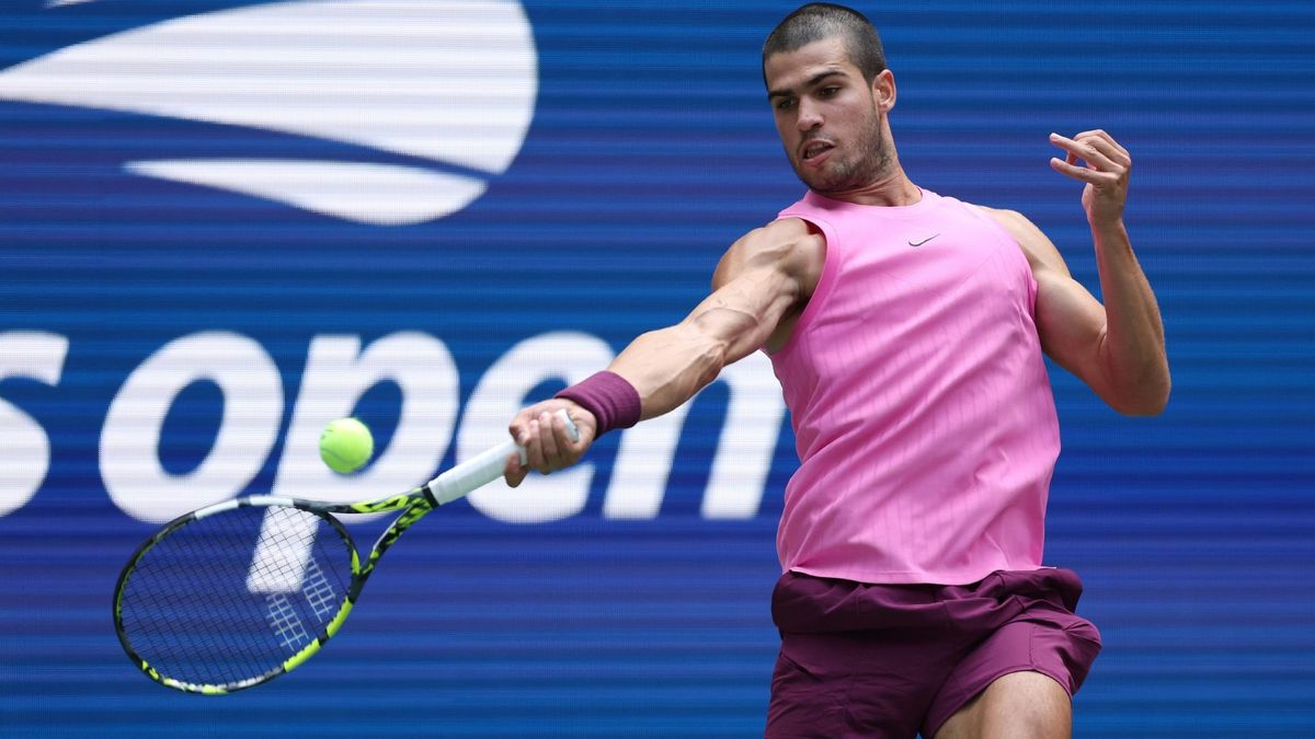 Im Schnelldurchgang ins Halbfinale: Carlos Alcaraz