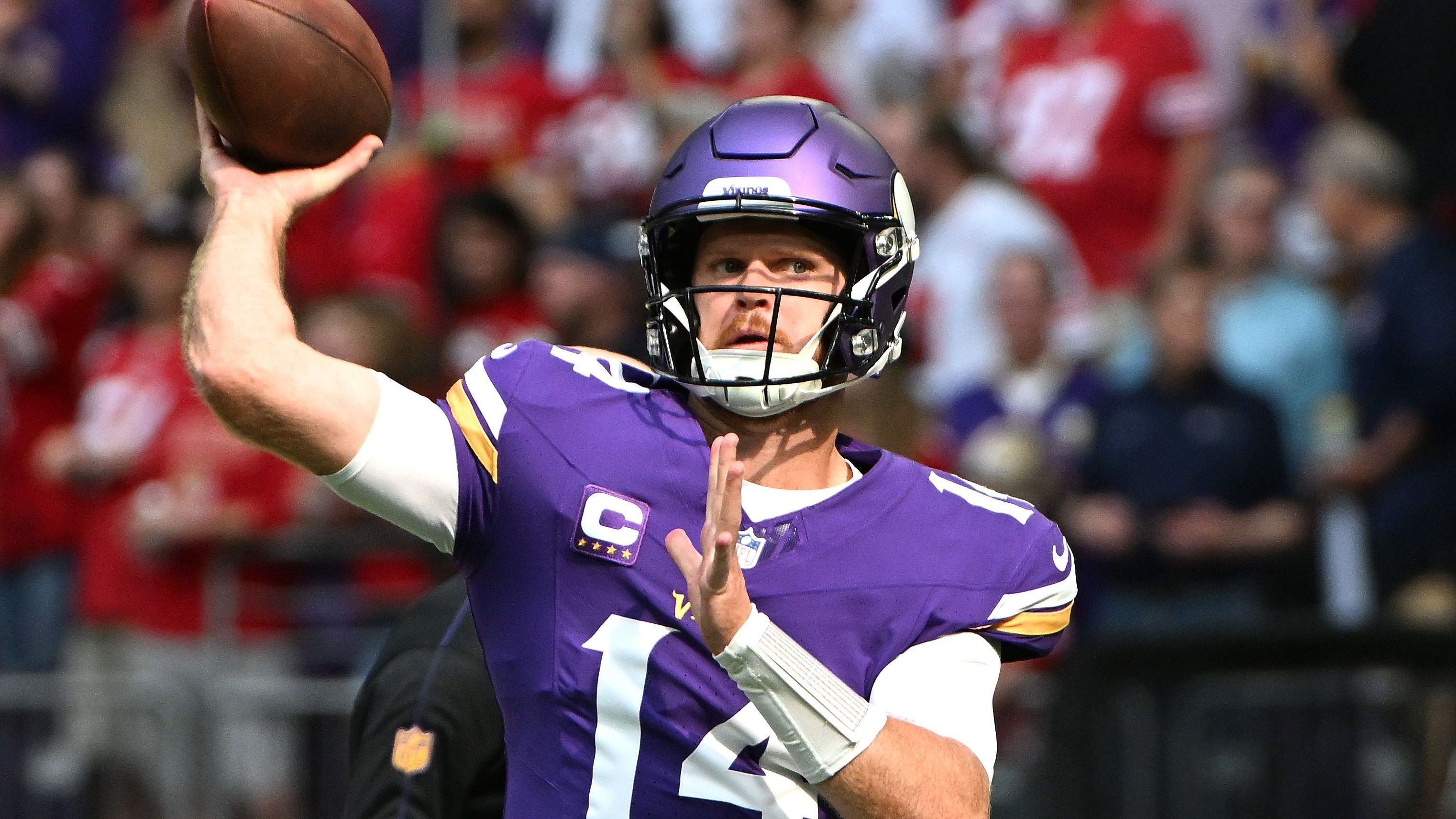 <strong>Sam Darnold (Minnesota Vikings)</strong><br> Letzte Interception: Saison 2024, Woche 2<br> Spiele seitdem: 0 <br> Passversuche seitdem: <b>44</b>