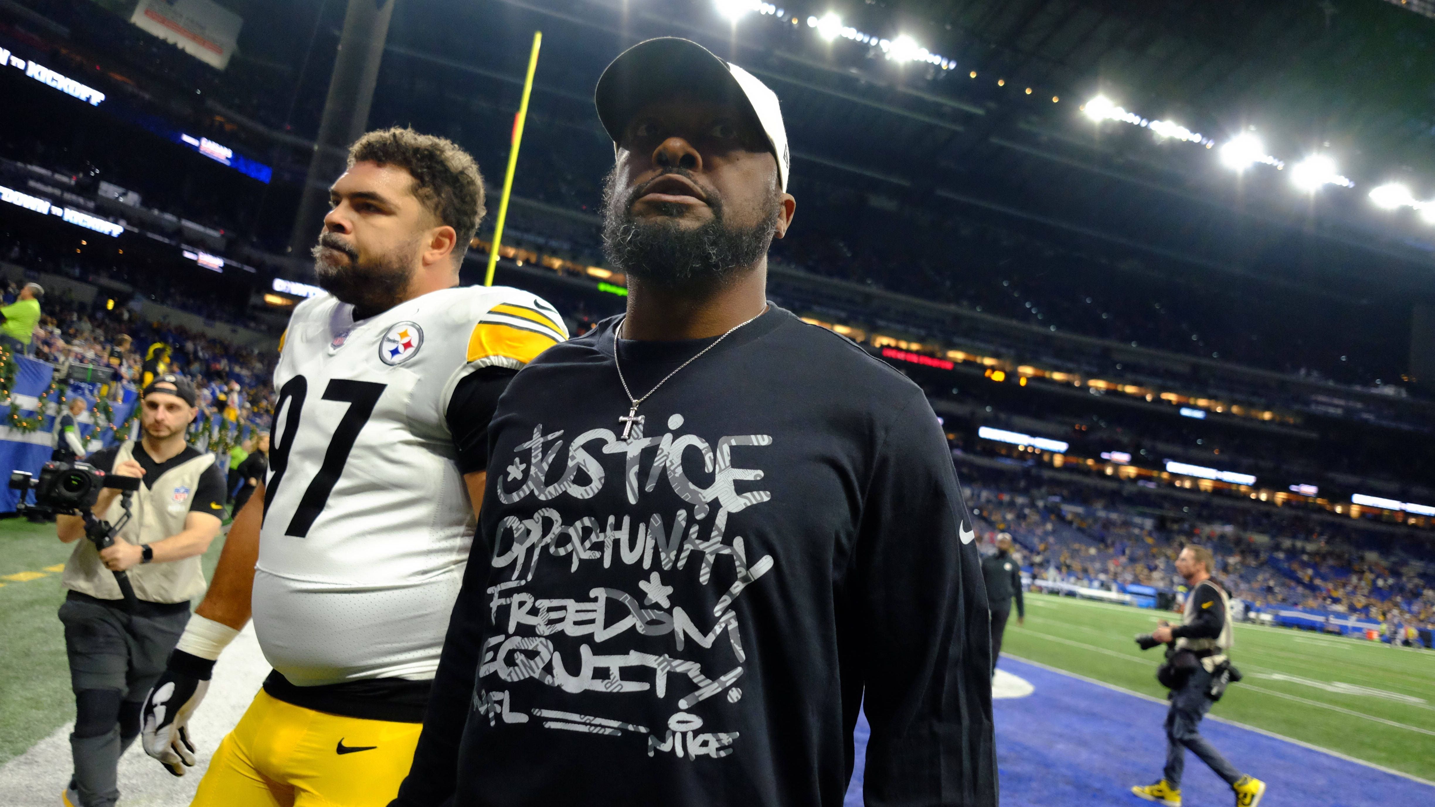 <strong>Verlierer: Mike Tomlin (Pittsburgh Steelers)<br></strong>Es bahnt sich an, was lange undenkbar war. Mike Tomlin könnte tatsächlich mehr Spiele in einer Saison verlieren, als er gewinnt. Gegen die Colts waren weder Defense noch Offense der Steelers irgendwie konkurrenzfähig. Letzter Strohhalm: Der QB-Wechsel auf Mason Rudolph. Zwei Siege aus den letzten drei Spielen müssen her, um die Serie Tomlins zu wahren.