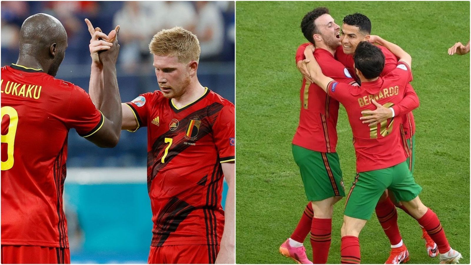 
                <strong>Favoritenduell im Achtelfinale: Belgien vs. Portugal im Head-to-Head-Vergleich</strong><br>
                Im vierten Achtelfinale der Europameisterschaft treffen am Sonntagabend mit Belgien und Portugal zwei absolute Top-Nationen aufeinander (ab 21:00 Uhr im Liveticker auf ran.de), deren Mannschaften vor großen Namen nur so strotzen und nahezu auf jeder Position über internationale Klasse verfügen. Wer im Head-2-Head-Vergleich von ran die Nase vorn hat, zeigt die Galerie.
              