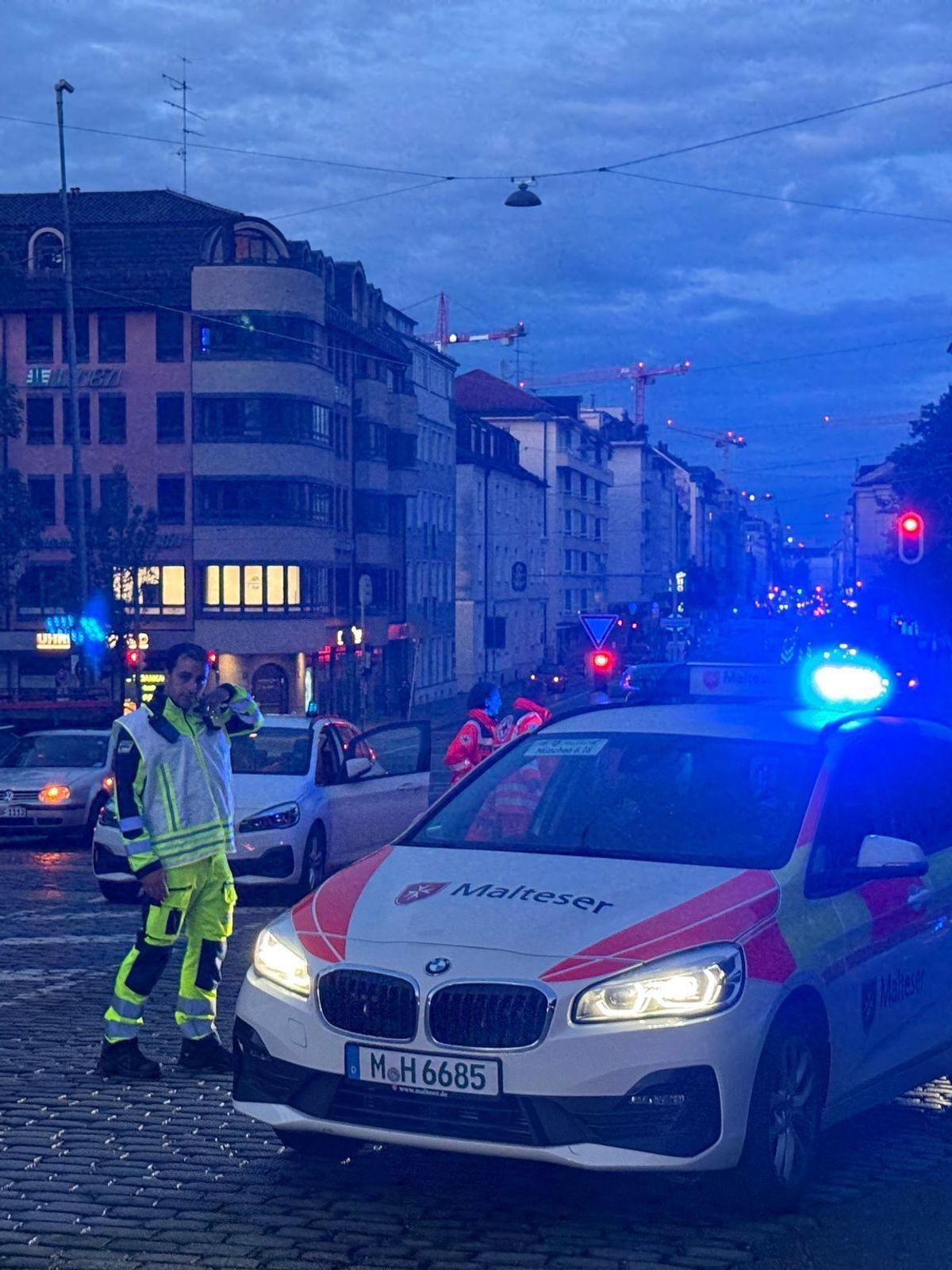 Polizei setzt Schusswaffe in München ein