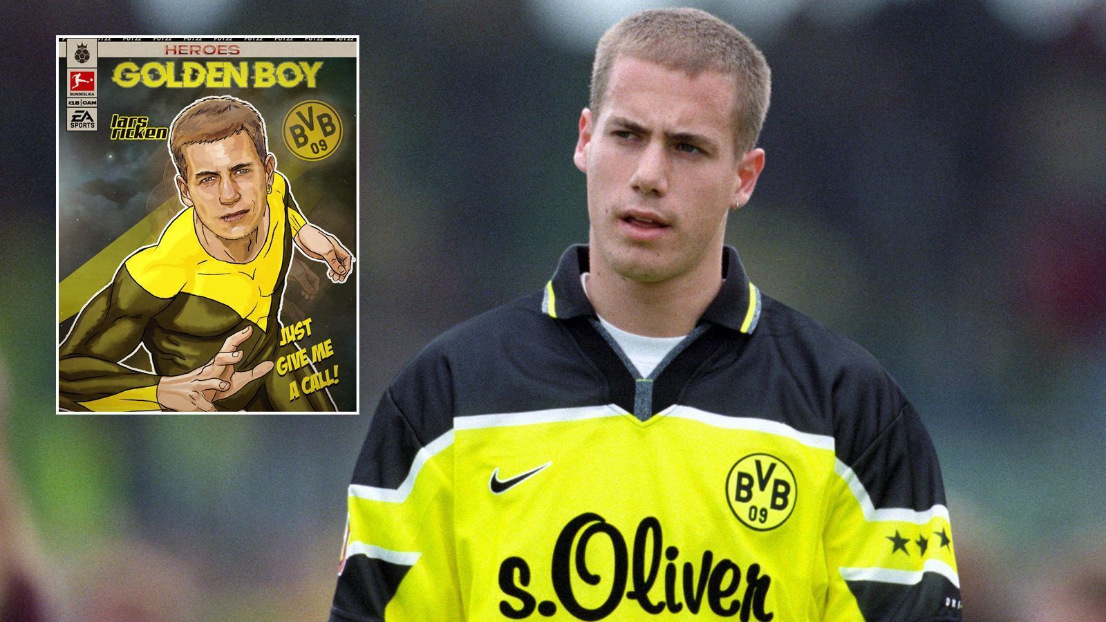 
                <strong>Lars Ricken</strong><br>
                &#x2022; Gesamtstärke: 85 - <br>&#x2022; Nationalität: Deutschland - <br>&#x2022; Position: Offensiver Mittelfeldspieler - <br>&#x2022; Verein als Aktiver: Borussia Dortmund<br>
              