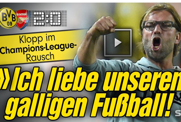 
                <strong>Bild-Zeitung</strong><br>
                "Klopp im Champions-League-Rausch: Ich liebe unseren galligen Fußball!" – Die Bild-Zeitung schießt sich auf Klopps Interview nach dem Spiel ein.
              