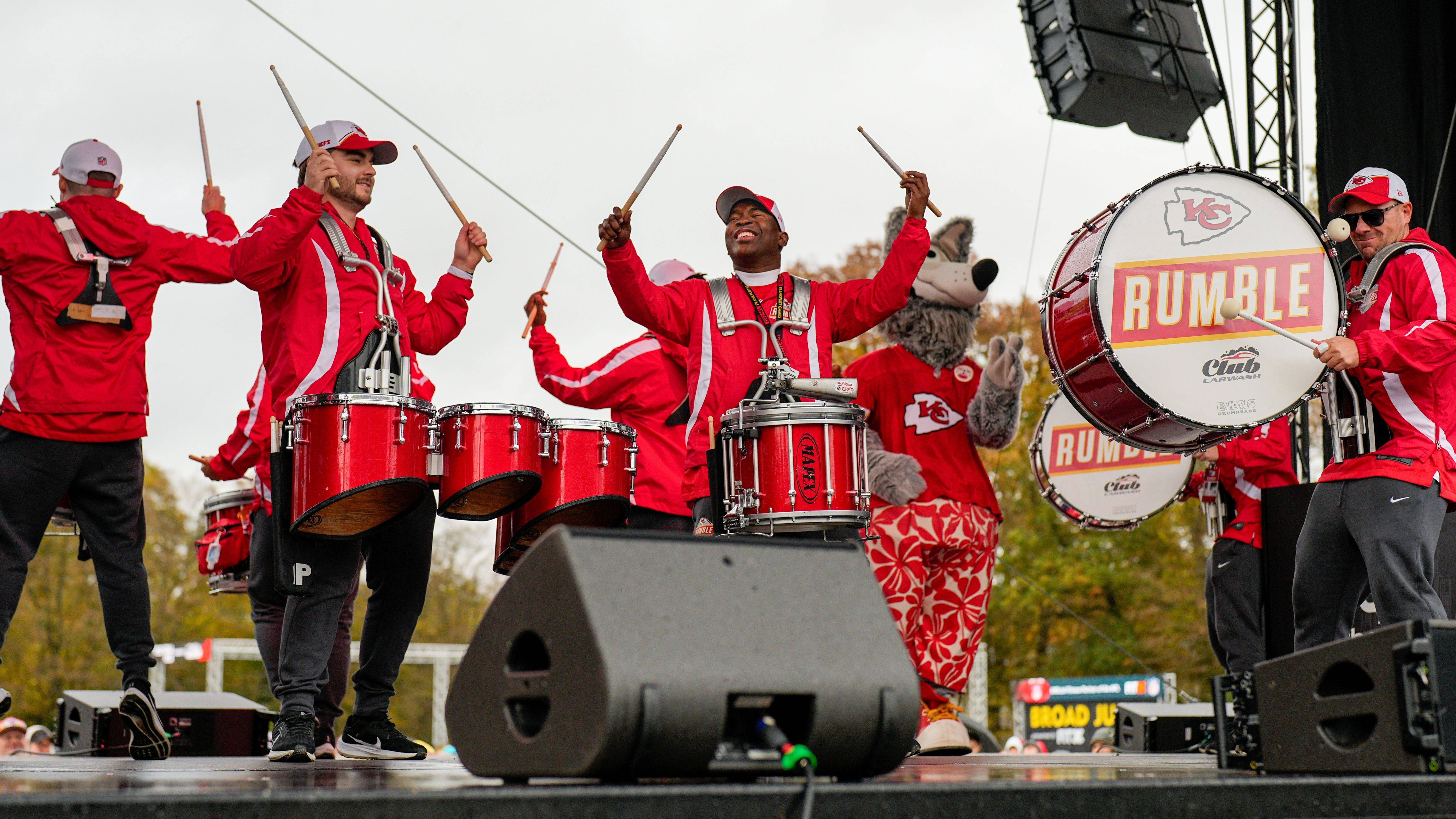 <strong>Die besten Bilder aus Frankfurt<br></strong>Auch "Chiefs Rumble", die offizielle Marching Band der Kansas City Chiefs, hatte einen Auftritt.&nbsp;