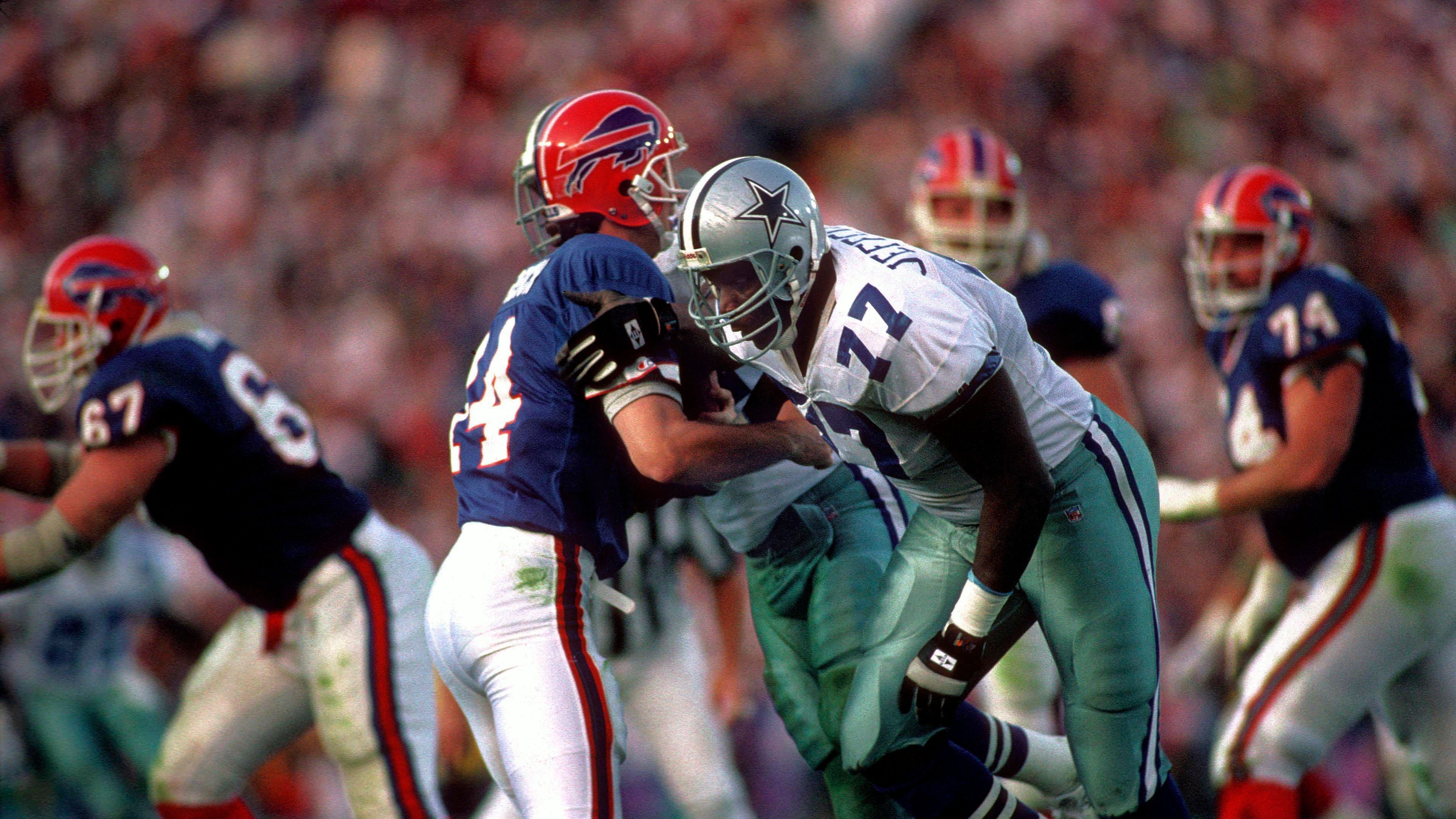 <strong>Super Bowl XXVII (31.01.1993)</strong><br>Ergebnis: Dallas Cowboys 52:17 Buffalo Bills<br>Rematch: Week 2 (12.09.1993)<br>Rematch-Ergebnis: Buffalo Bills 13:10 Dallas Cowboys