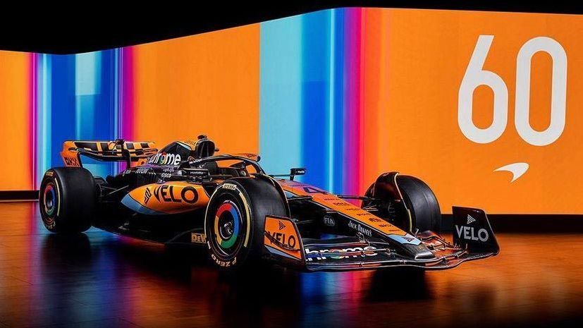 
                <strong>McLaren präsentiert den MCL60</strong><br>
                Das Team um Lando Norris und Oscar Piastri veröffentlichte sein neues Auto: Rein optisch betrachtet bietet der MCL60 kaum Veränderungen zur vergangenen Saison. Nachdem McLaren 2022 in der Konstrukteurs-Wertung nur Platz 5 erreichte, erhofft sich der britische Rennstall, mit dem neuen Boliden wieder weiter oben angreifen zu können.
              