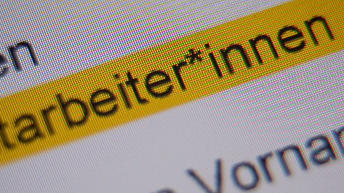 Genderstern bei «Mitarbeiter*innen»
