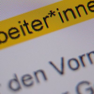 Genderstern bei «Mitarbeiter*innen»