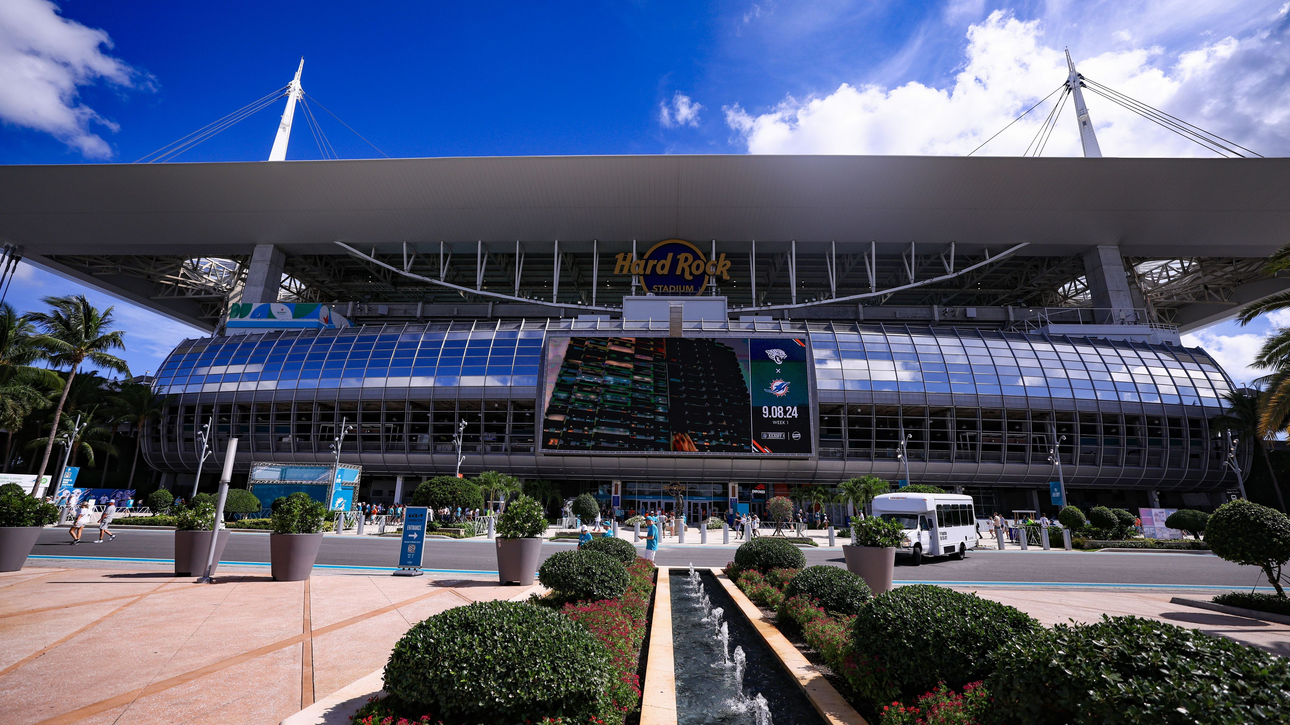 <strong>27. Platz: Hard Rock Stadium – Miami Dolphins</strong><br>Durchschnittliches Rating: 4.0