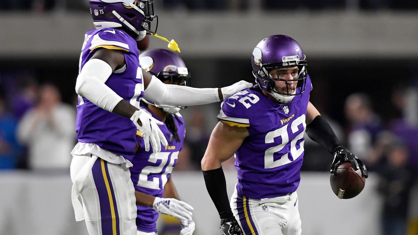 
                <strong>4 - Minnesota Vikings</strong><br>
                Adam Thielen (Wide Receiver), Stefon Diggs (Wide Receiver), Kirk Cousins (Quarterback), Harrison Smith (Safety)
              