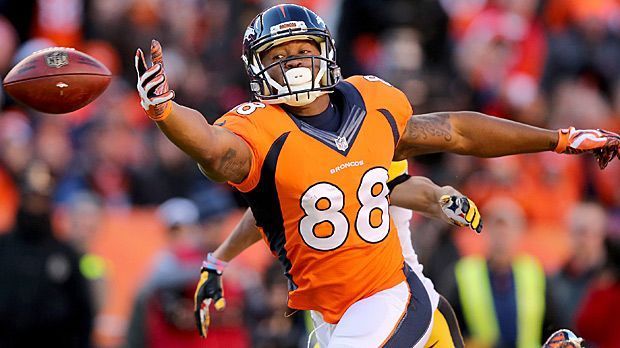 
                <strong>Platz 7: Demaryius Thomas (Denver Broncos)</strong><br>
                Platz 7: Demaryius Thomas (Denver Broncos). Der 28-jährige Wide Receiver war beim Draft 2010 der 22. Pick und spielt seither für Denver. 
              