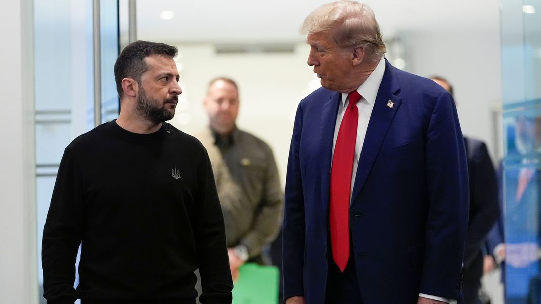 US-Präsident Donald Trump und der ukrainische Präsident Wolodymyr Selenskyji. (Archivaufnahme)