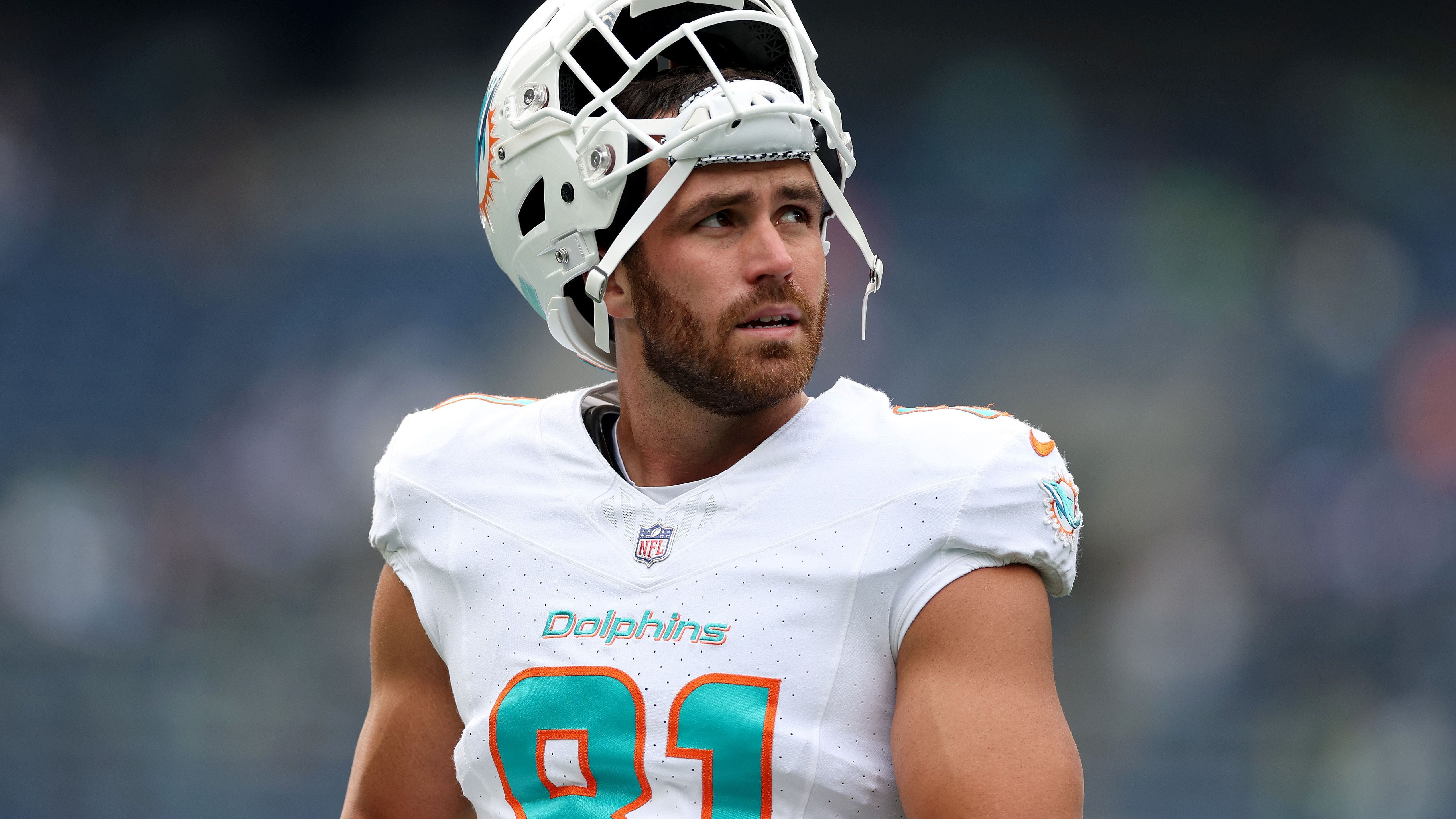 <strong>Durham Smythe (Free Agent)</strong><br>Die Chicago Bears bleiben weiter das aktivste Team auf dem Free-Agency-Markt! Nach der Verpflichtung der beiden O-Liner Joe Thuney (von den Chiefs) und Jonah Jackson (von den Rams) werfen die Dolphins nun ein Auge auf Tight End Durham Smythe, wie "ESPN" berichtet. Der 29-Jährige wurde erst vor wenigen Tagen von Miami entlassen.