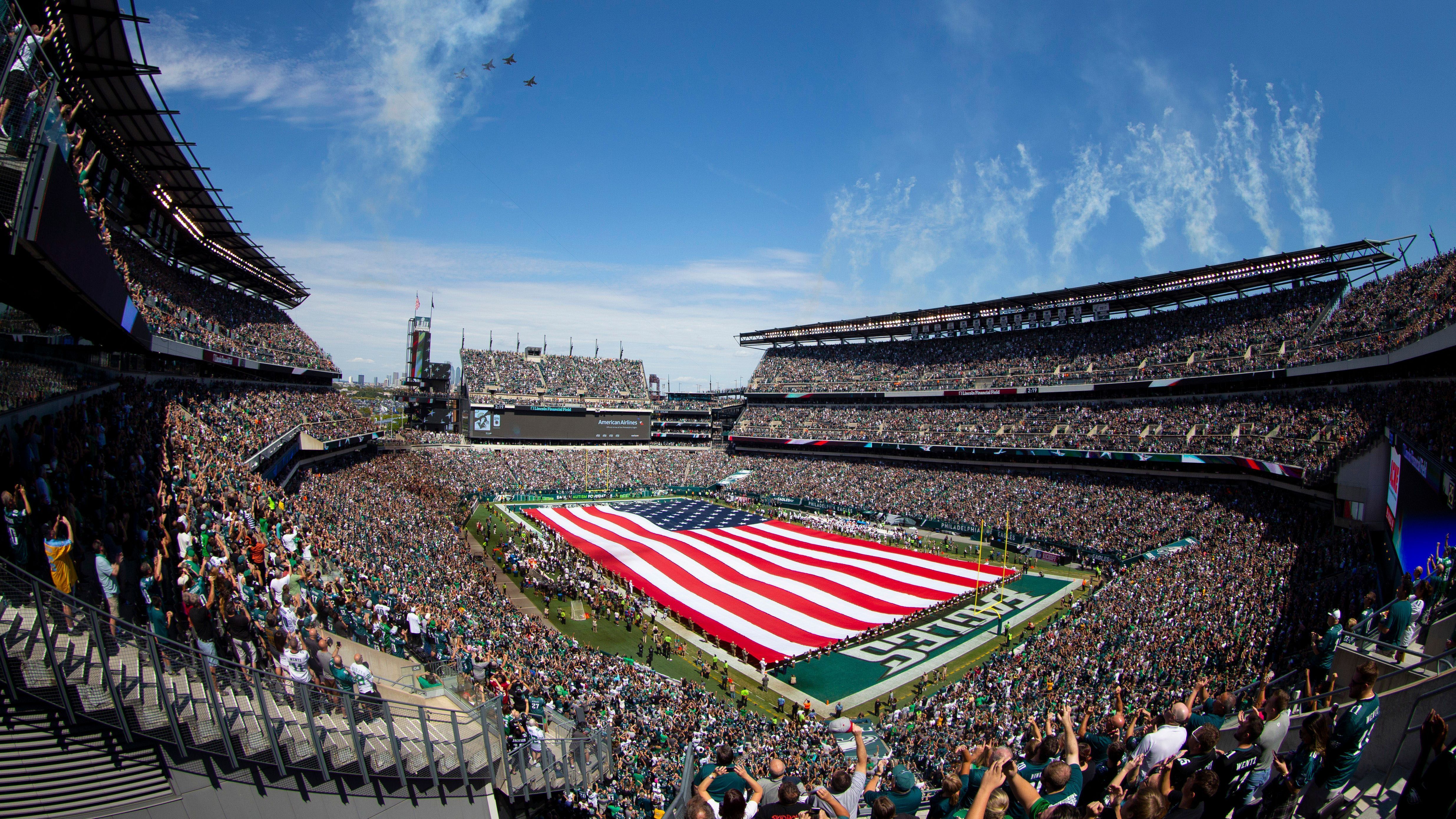 <strong>Platz 17: Philadelphia Eagles</strong><br>Lincoln Financial Field