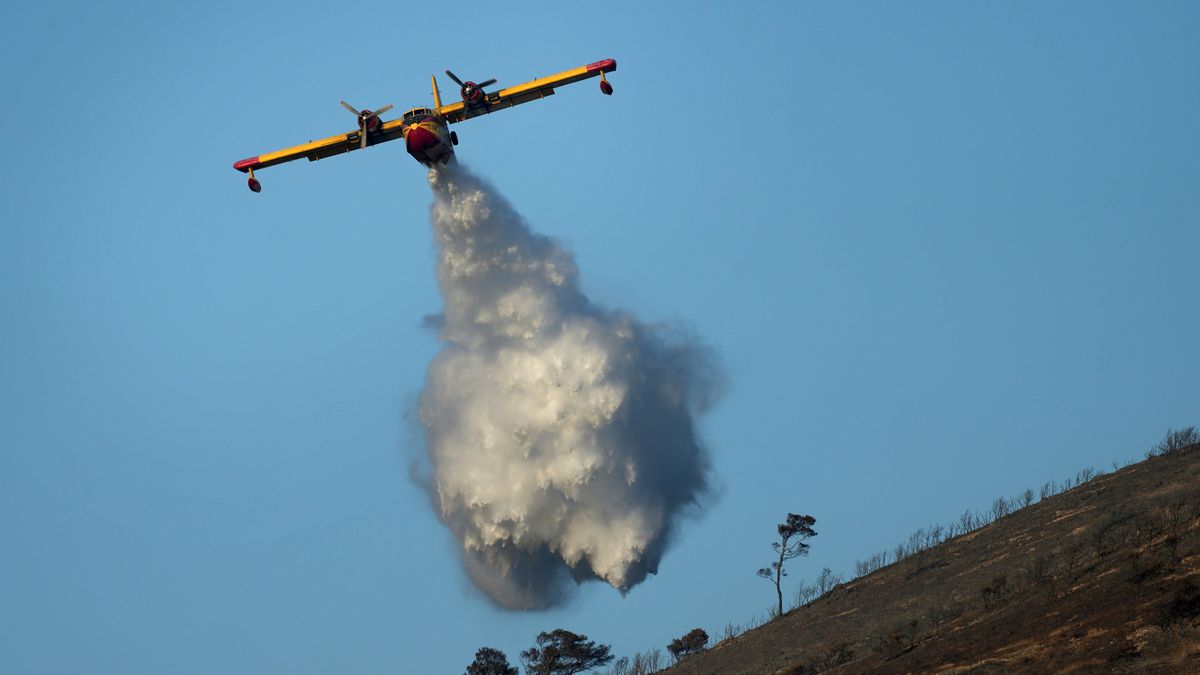 In Südfrankreich sind mehrere große Waldbrände ausgebrochen.