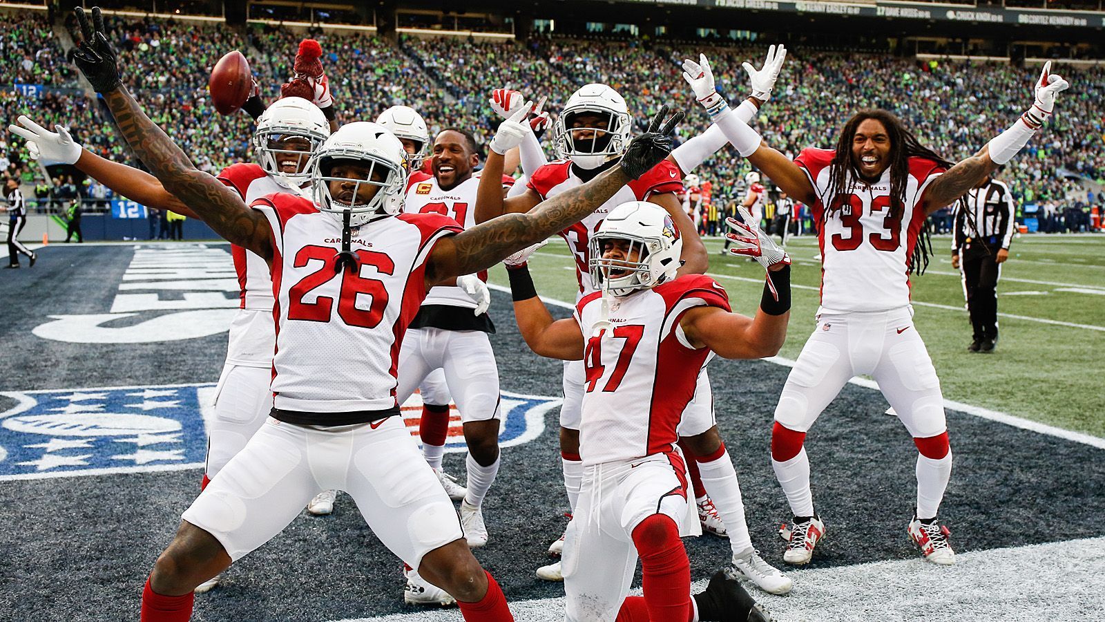 
                <strong>Arizona Cardinals - 2</strong><br>
                Arizona Cardinals - 2 Playoff-Teilnahmen in Serie (1947-48, 1974-75, 2008-09, 2014-15)
              
