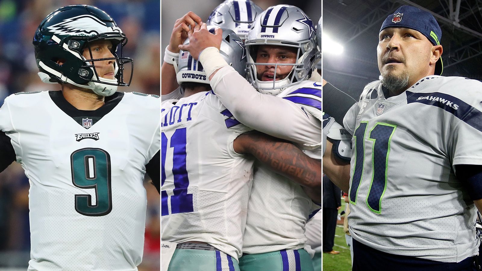 
                <strong>Gewinner und Verlierer der Wild Card Round</strong><br>
                Während die Playoff-Rookies unter den Quarterbacks wenig zu lachen haben, liefert Postseason-Experte Nick Foles in der Wild Card Round mal wieder. Auch bei den Kickern wechseln sich Freud und Leid ab. Das NFL-Regelbuch wirft derweil Fragen auf. ran.de zeigt die Gewinner und Verlierer der Wild Card Round.
              