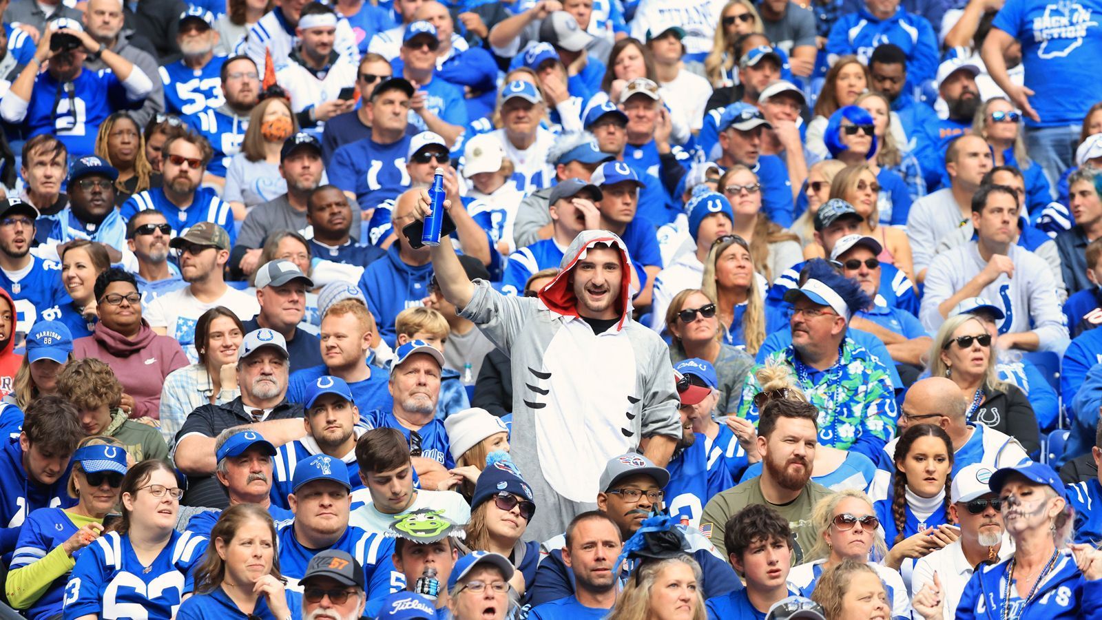 <strong>Stadionbesuch bei den Indianapolis Colts: 324,11 US-Dollar</strong> <br>Billigstes Ticket (vier Stück): 247,11 US-Dollar <br>Parkplatz: 30 US-Dollar <br>Bier (zwei Flaschen): 16 US-Dollar<br>Wasser (zwei Flaschen): 8 US-Dollar <br>Hot Dogs (vier Stück): 23 US-Dollar
