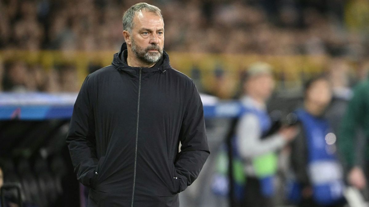 Hansi Flick war nach dem Spiel in Brügge bedient