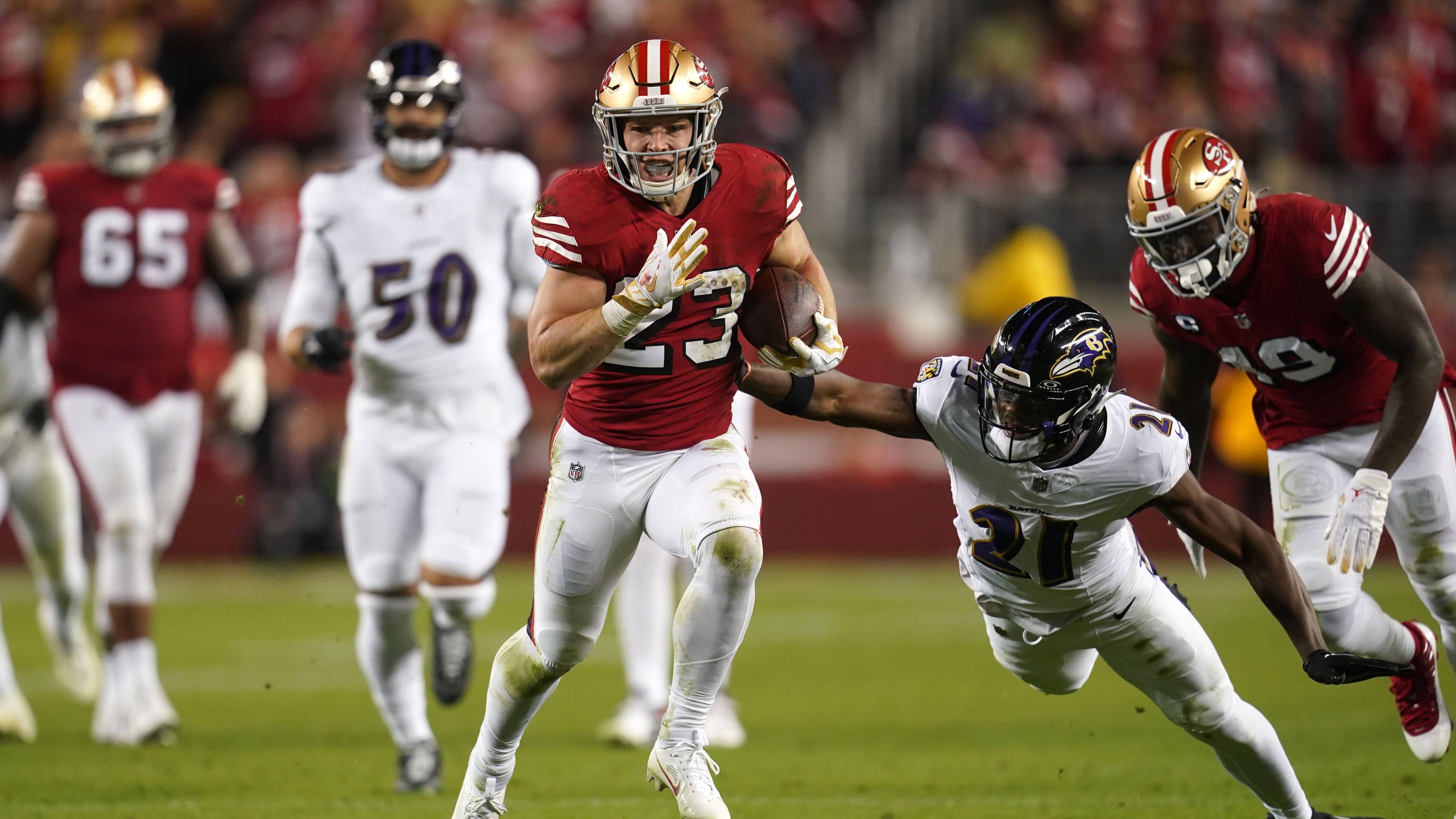 <strong>San Francisco 49ers</strong><br>Angstgegner: Baltimore Ravens<br>Bilanz: 2-5<br>Winning Percentage: 0,286
