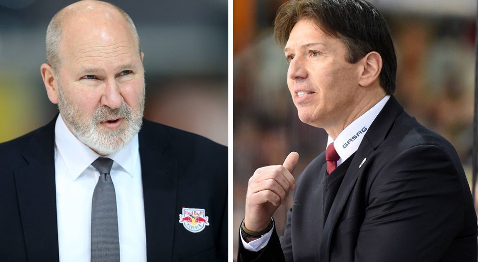 
                <strong>Trainer</strong><br>
                Don Jackson 7 Meisterschaften als Trainer, Uwe Krupp 0. Das sagt alles. Jackson ist der personifizierte Erfolg, Krupp dagegen könnte nach zwei Final-Niederlagen mit Köln zum dritten Mal in den vergangenen sechs Jahren Zweiter werden. Punkt München - 5:2.
              